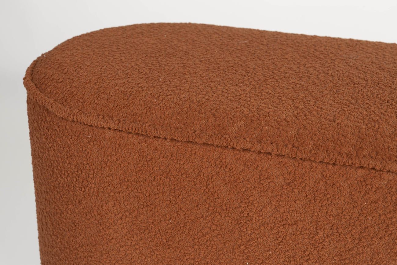 Banc 'Marcos' - Rouge/brun