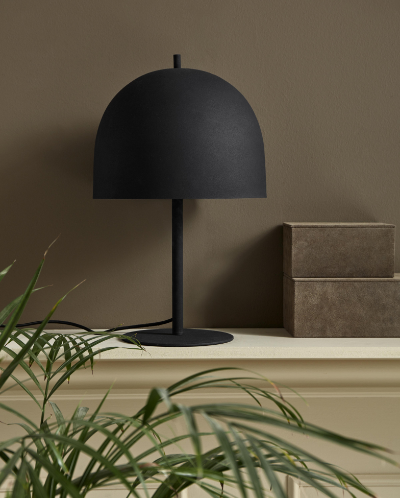 Lampe de table 'Glow' - Noir mat