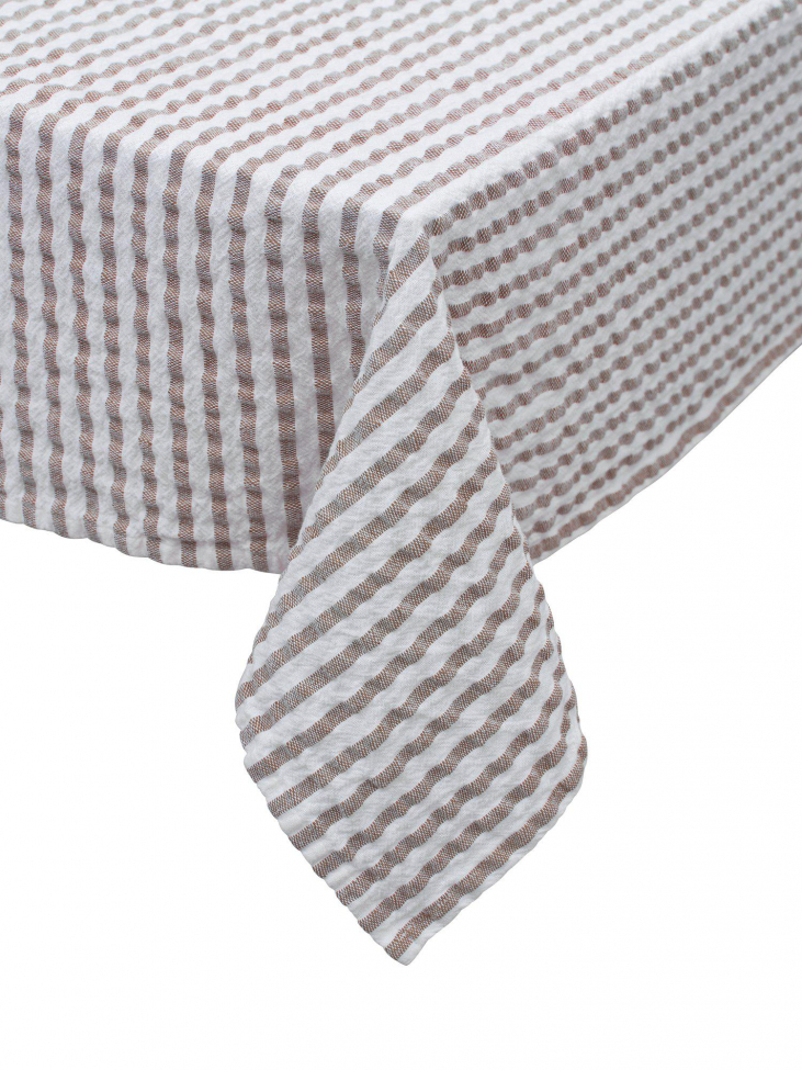 Nappe 'Agata' 145x280cm - Brun