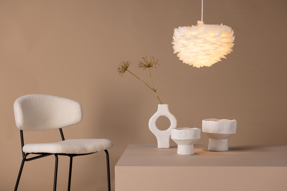 Plafonnier 35x35 'Lovisa' - Blanc