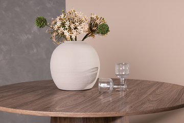 Table à manger 'Lisa' Ronde 120cm - Brun