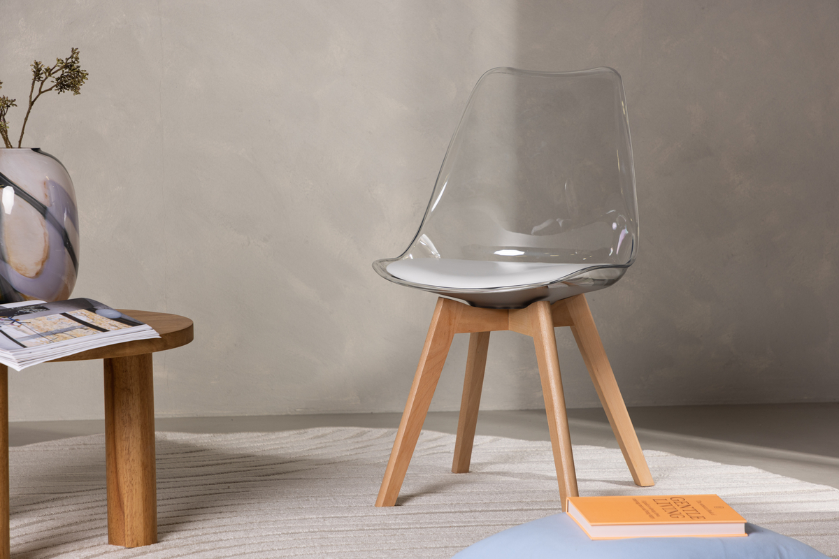 Chaise 'Edvin' - Transparent