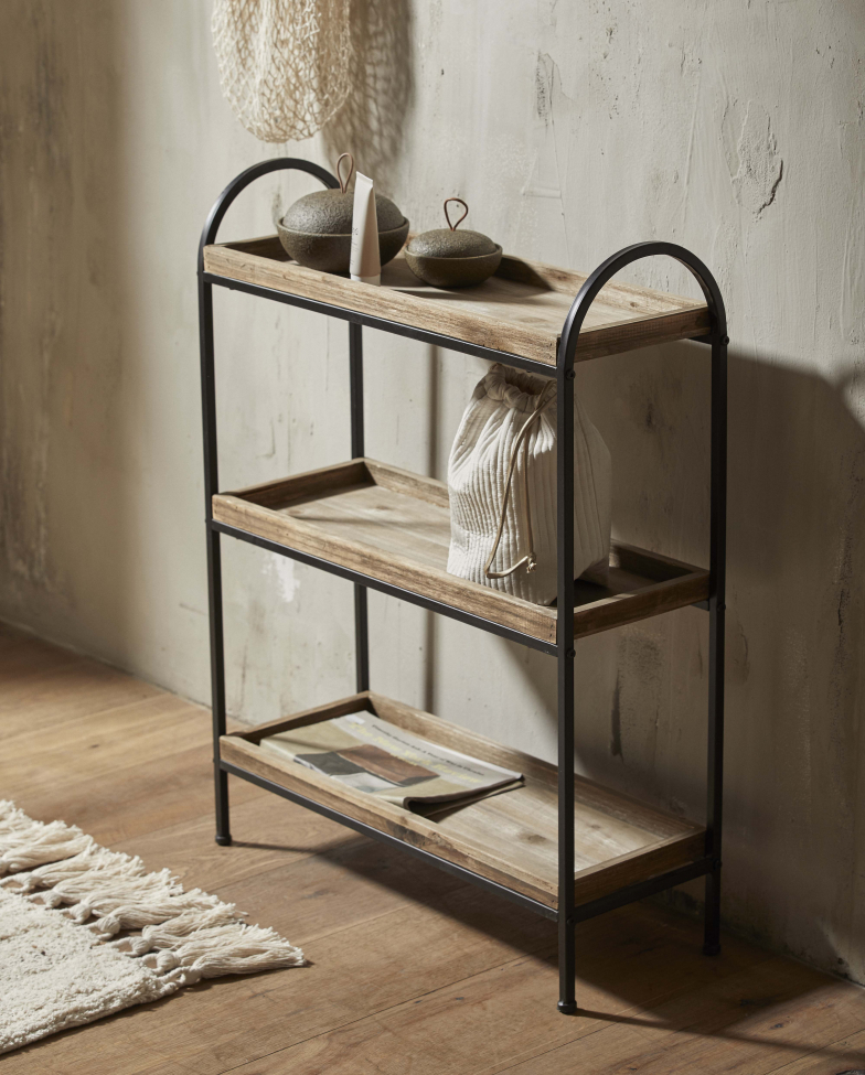 Étagère 'Patna' - Fer/Bois
