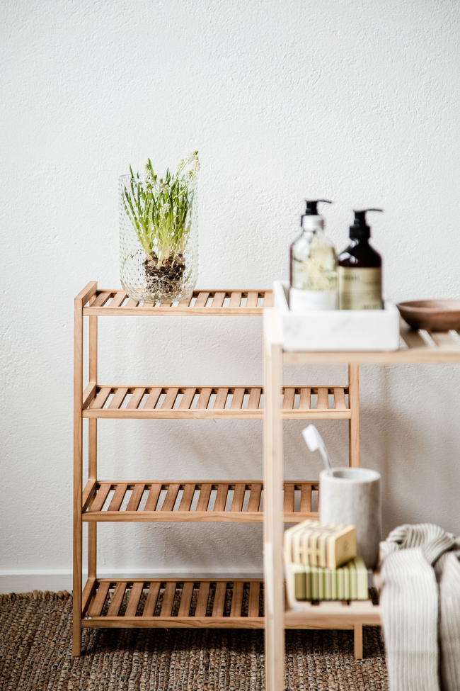 Étagère à chaussures 'Lone' 4 - Naturel