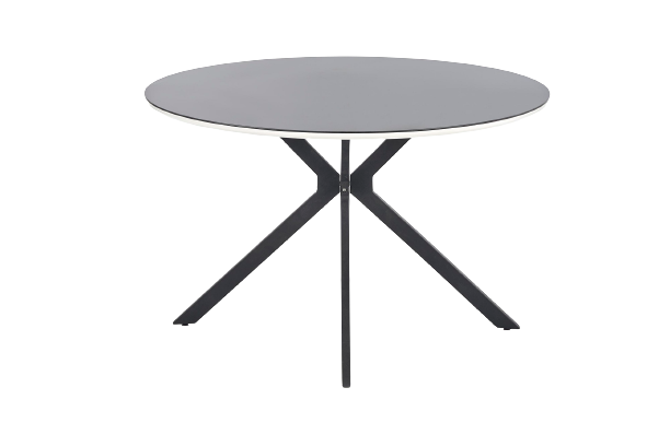Table à manger 'Sestao' Ronde 120cm - Noir