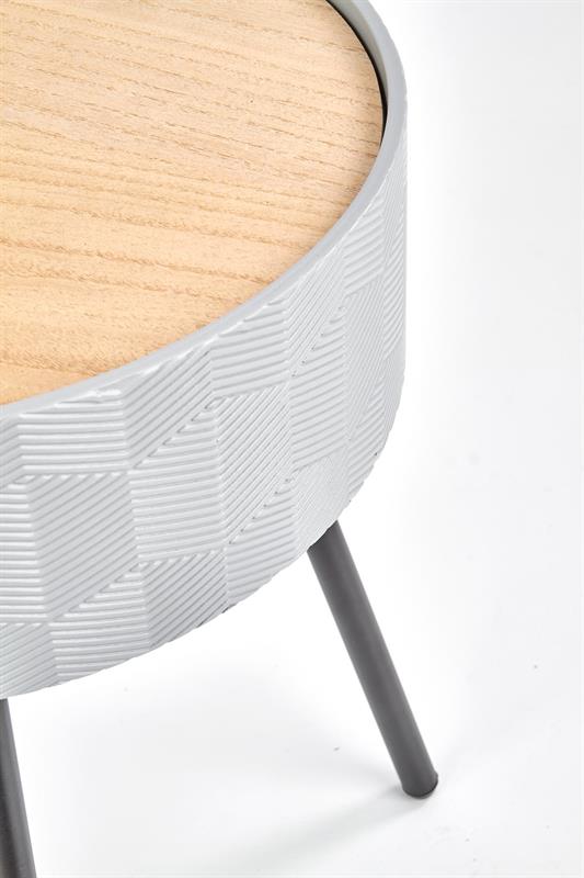 Table d'appoint 'Aura' - Gris
