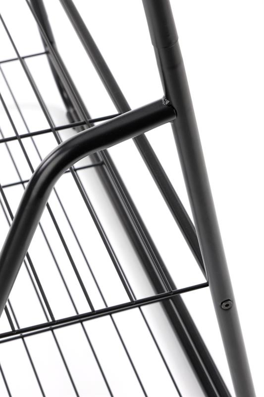 Porte-vêtements 'Reine' - Noir