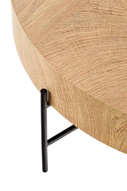 Table basse 'Lapland' - Chêne/Noir