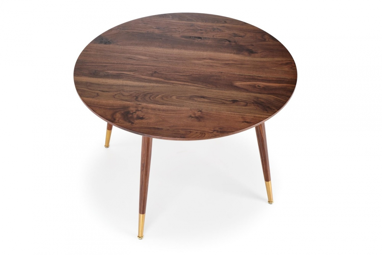 Table à manger 'Prime' Ronde 110cm - Noyer