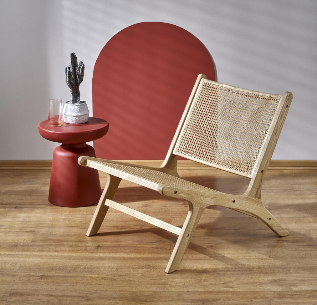 Fauteuil 'Foden' - Rotin/naturel