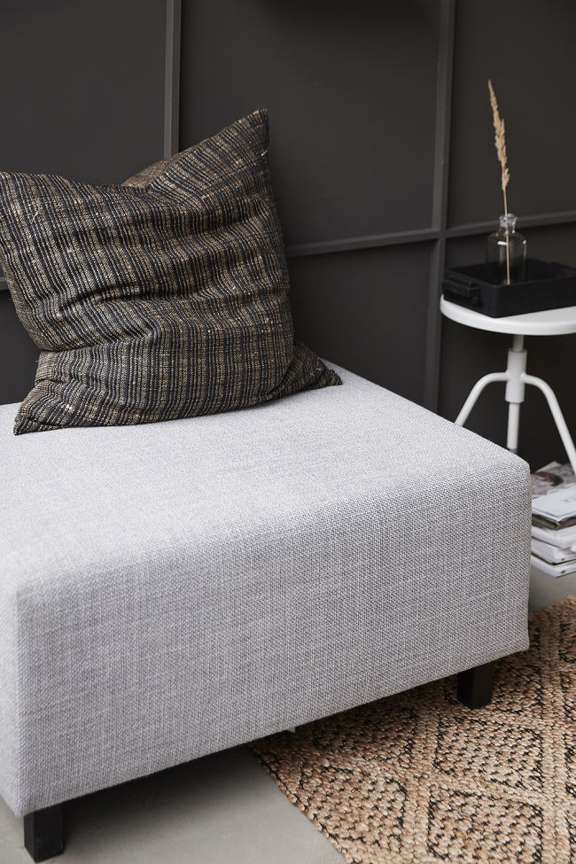 Housse de coussin 'Ritika' 50x50cm - Carreaux