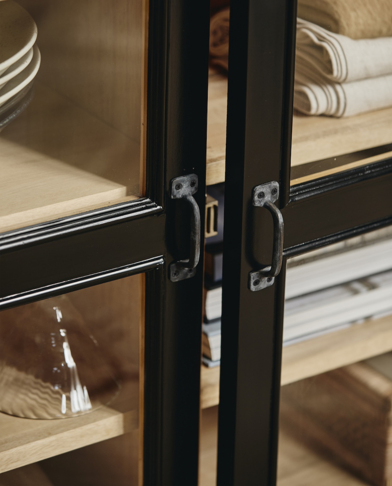 Commode 'Viva' - Noir/Nature