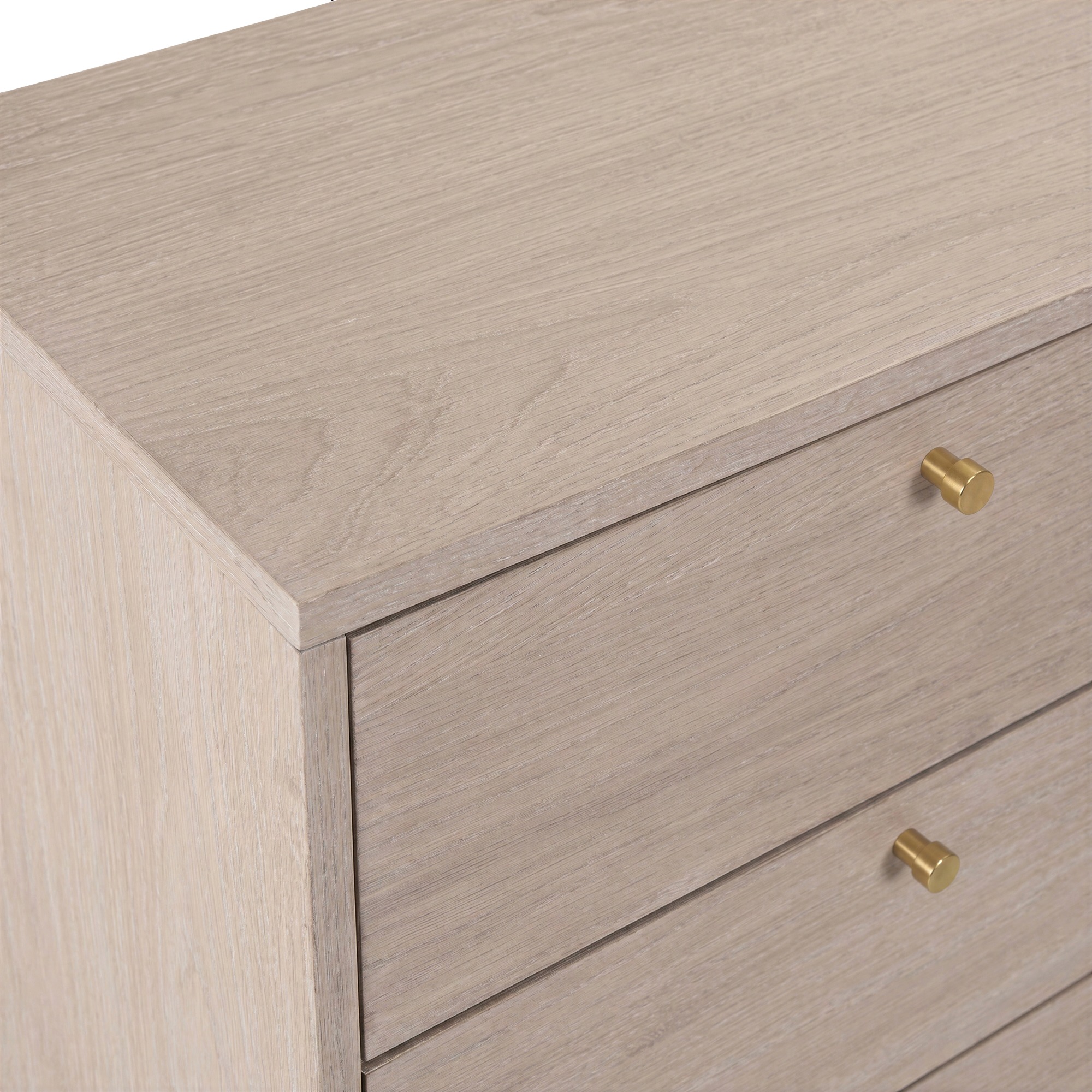 Commode 'Prime' 6 tiroirs - Chêne blanc