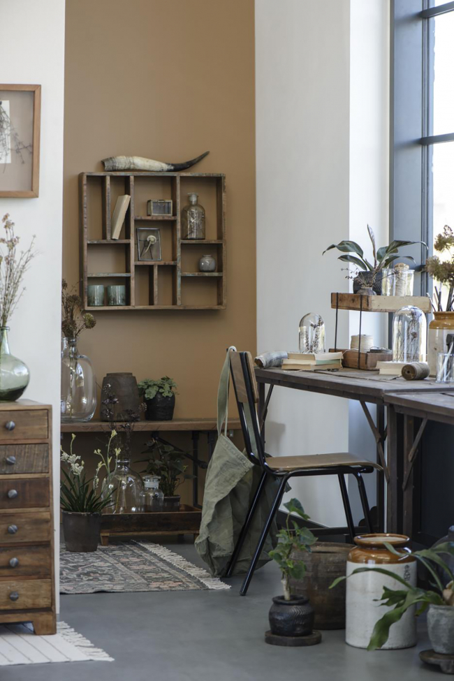 Étagère murale 'Unique' - Bois recyclé/Vintage