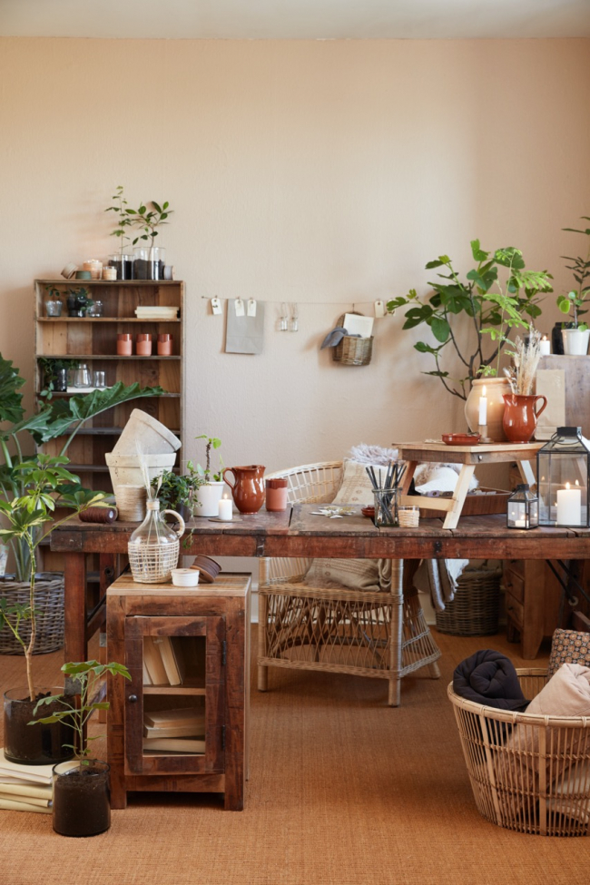 Table de marché 'Unique' - Naturel
