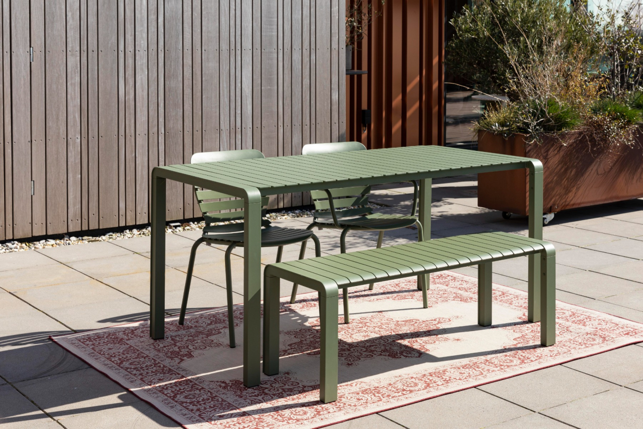 Table de jardin 'Vondel' 168,5x87cm - Vert