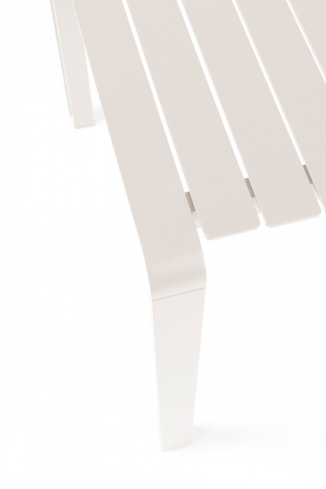 Table de jardin 'Vondel' 168,5x87cm - Blanc