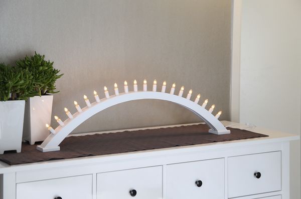 Bougeoir 'Kulle' - Blanc