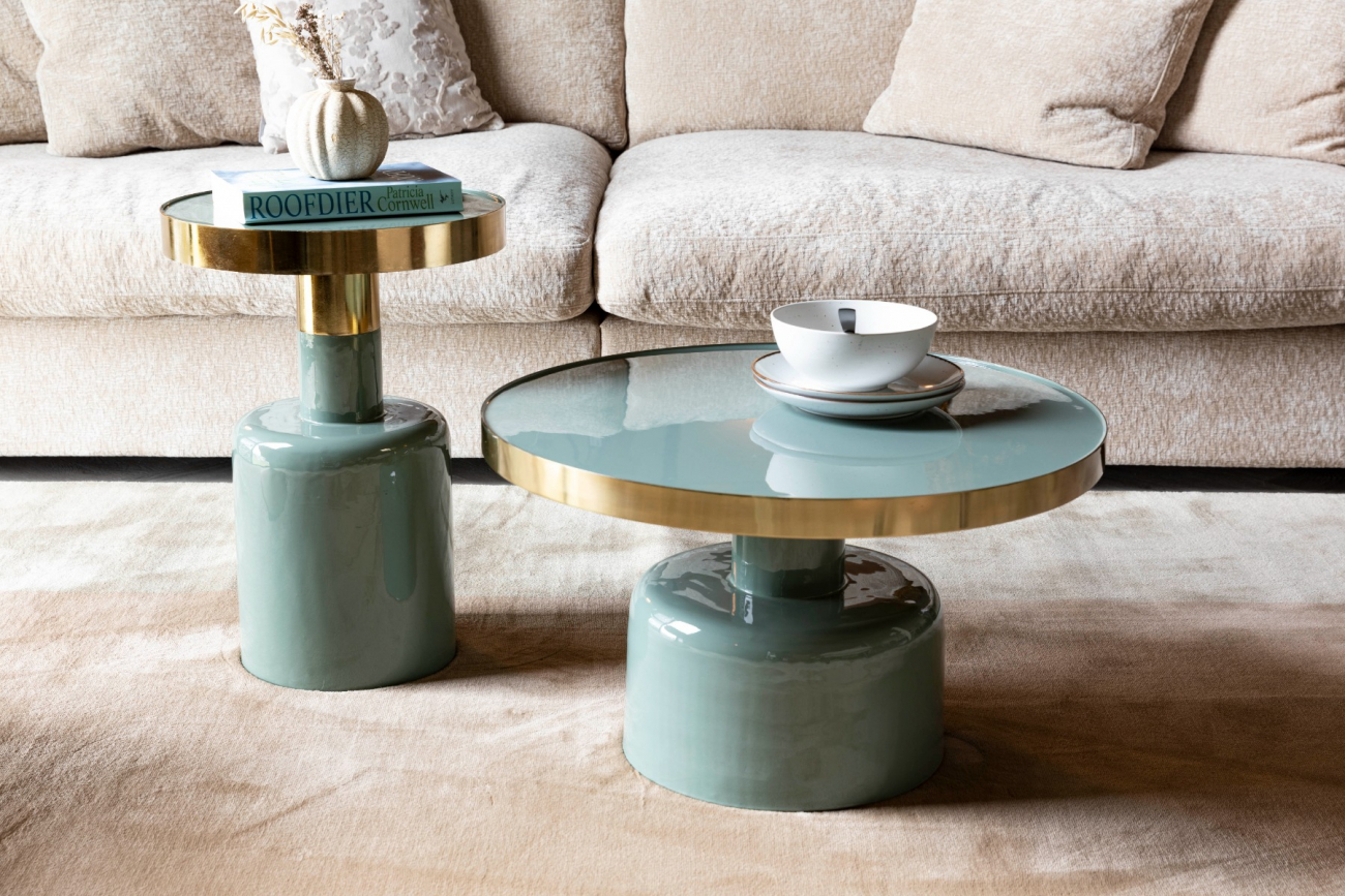 Table d'appoint 'Glam' - Vert