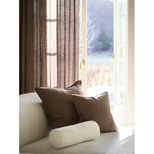 Rideau 'Julie' 2-pack 145x280 - Brun foncé