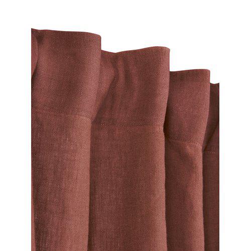 Rideau 'Julie' 2-pack 145x280 - Rouge