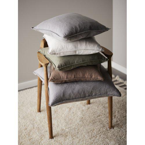 Housse de coussin 'Julie' 45x45 - Grise