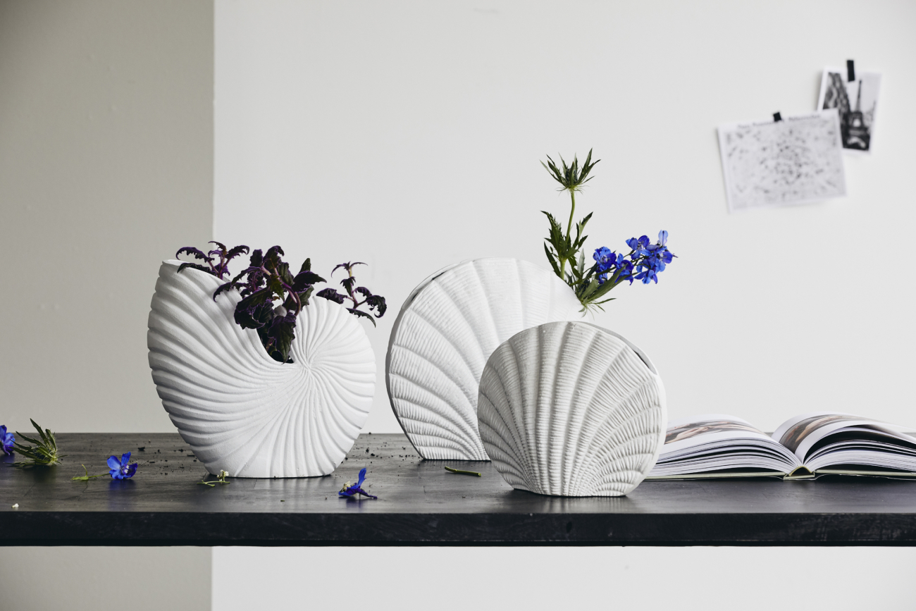 Vase 'Rakitu' - Blanc