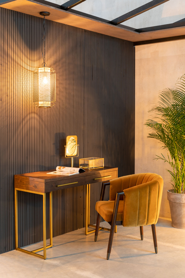 Table console 'Class' - Brun