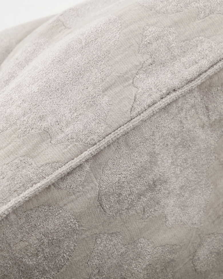 Cushion cover 'Wail' 50x50cm - Light gray