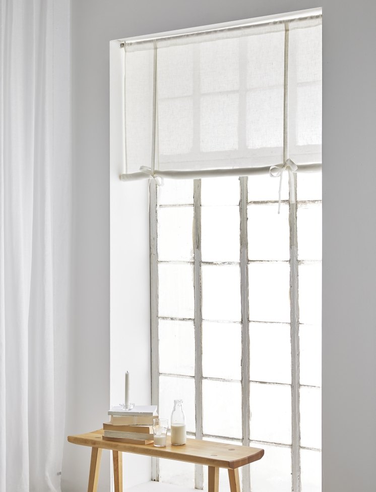 Rideau 'Dalsland' 110x120 - Blanc