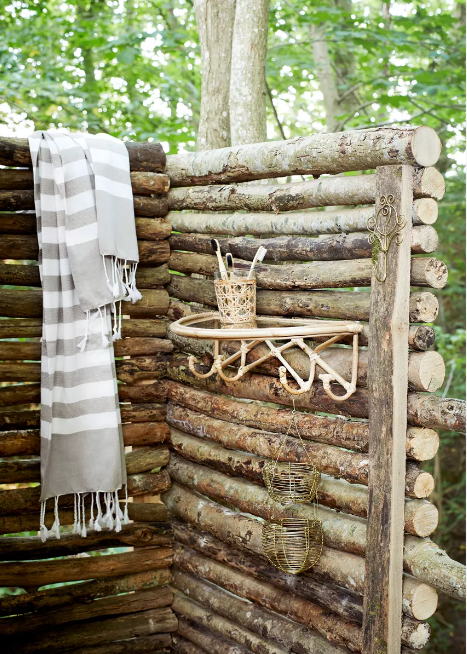 Porte-manteau 'Bamboo' - Naturel