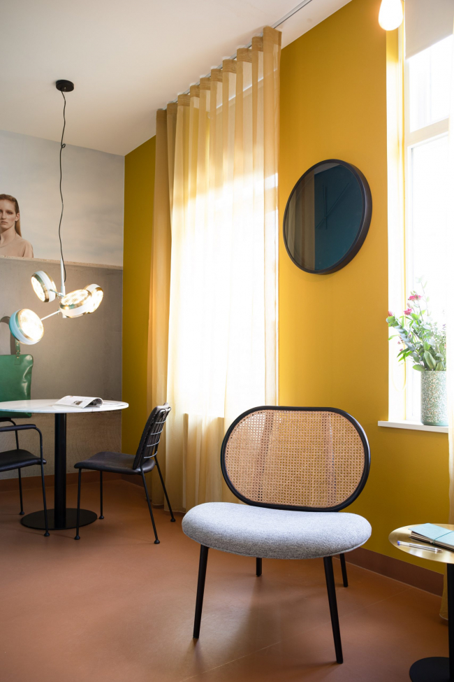 Fauteuil 'Spike' - Naturel/Gris/Noir