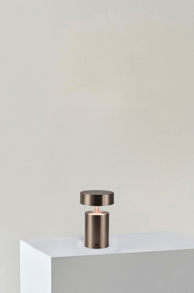 Lampe rechargeable 'Boxholm' - Argent