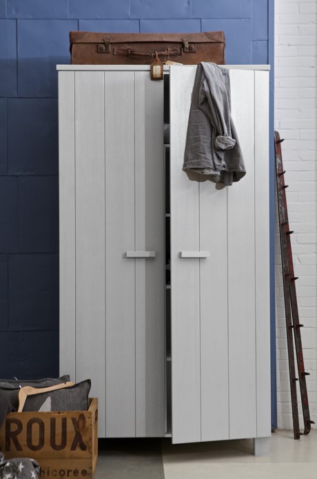 Armoire 'Dennis' - Gris béton