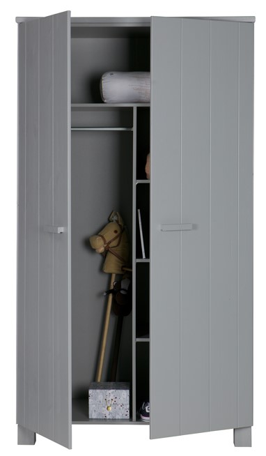 Armoire 'Dennis' - Gris béton