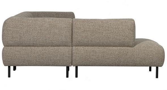 Canapé d'angle gauche 'Lloyd' - Brun