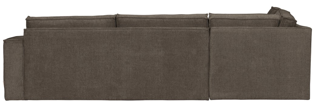 Canapé 'Freddie' 4 places - Brun foncé