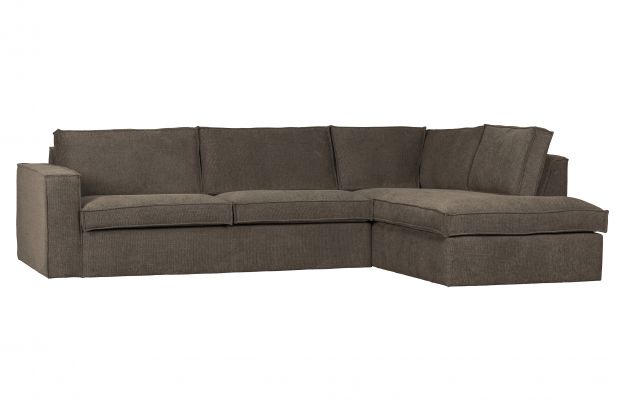 Canapé 'Freddie' 4 places - Brun foncé