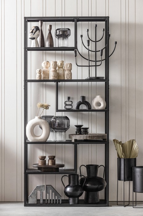 Bougeoir 'Rosa' 28 cm - Brun