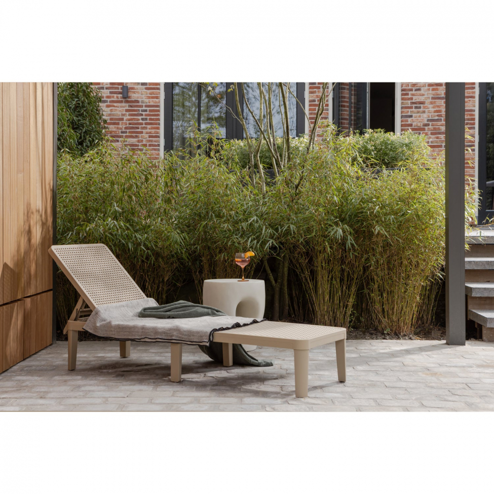 Chaise longue 'Jinte' - Sable