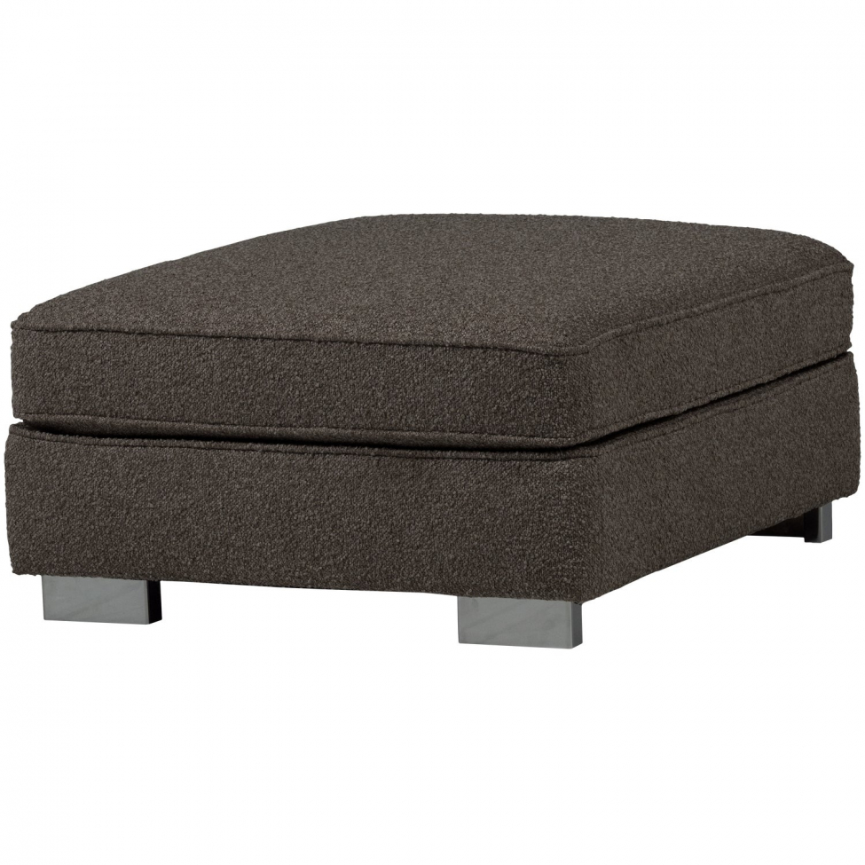 Pouf 'Lazy' - Boucle grise