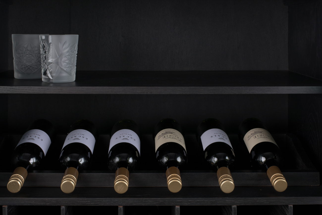 Armoire 'Travis' - Noir/Chêne