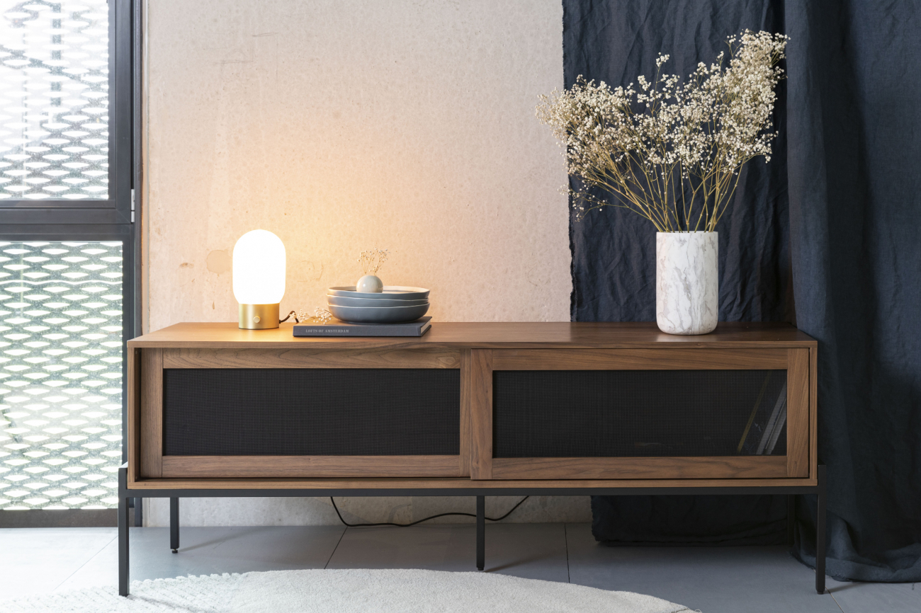 Table d'appoint 'Hardy' - Noyer