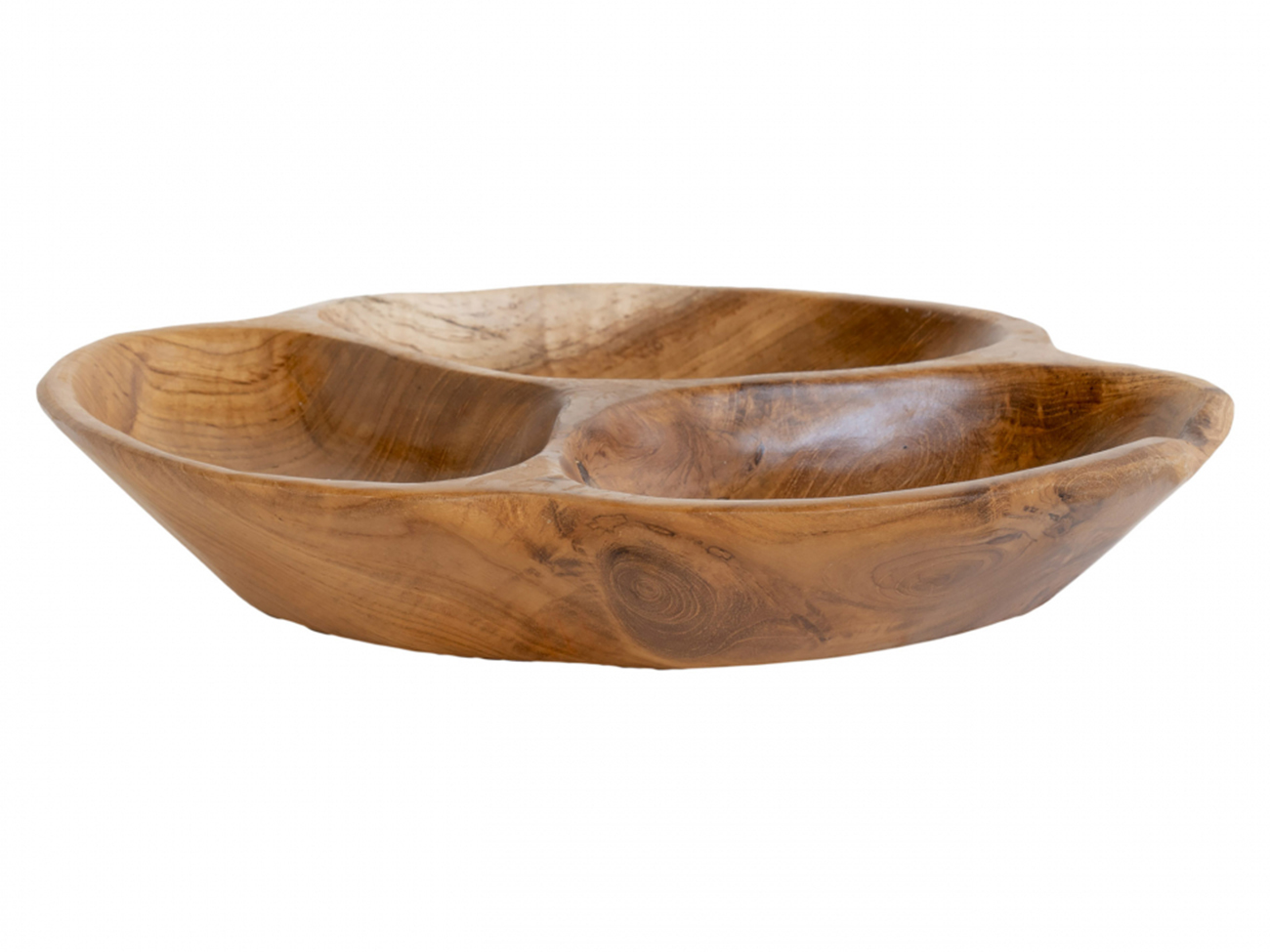 Bol en bois 'Nola Teak' - Nature