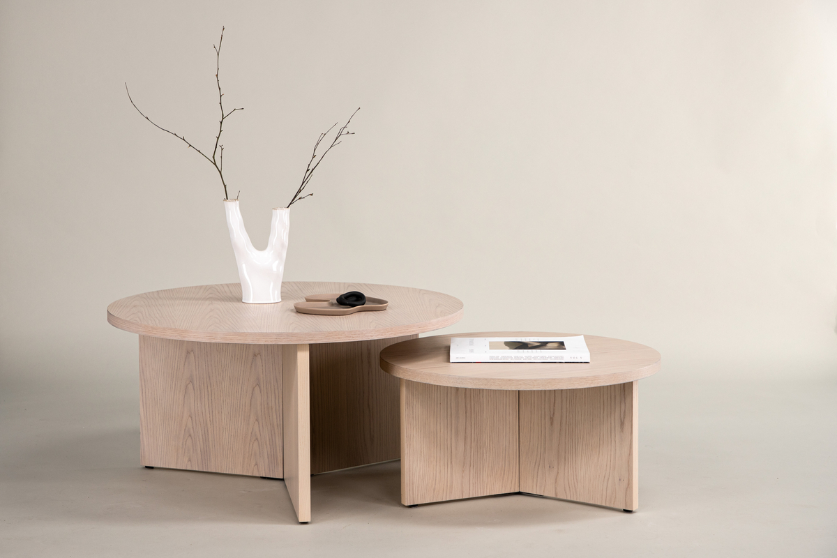 Table basse 'Smögen' Ronde 85cm - Naturel