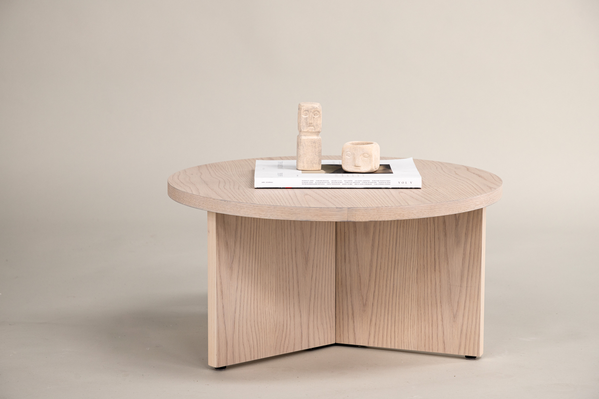 Table basse 'Smögen' Ronde 85cm - Naturel