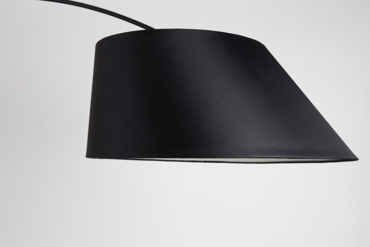 Lampe sur pied 'Arc' - Noir