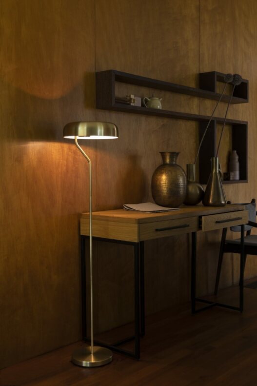 Lampe sur pied 'Eclipse' - Noir