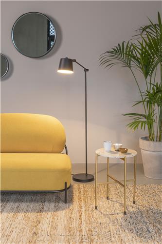 Lampe sur pied 'Hajo' - Gris