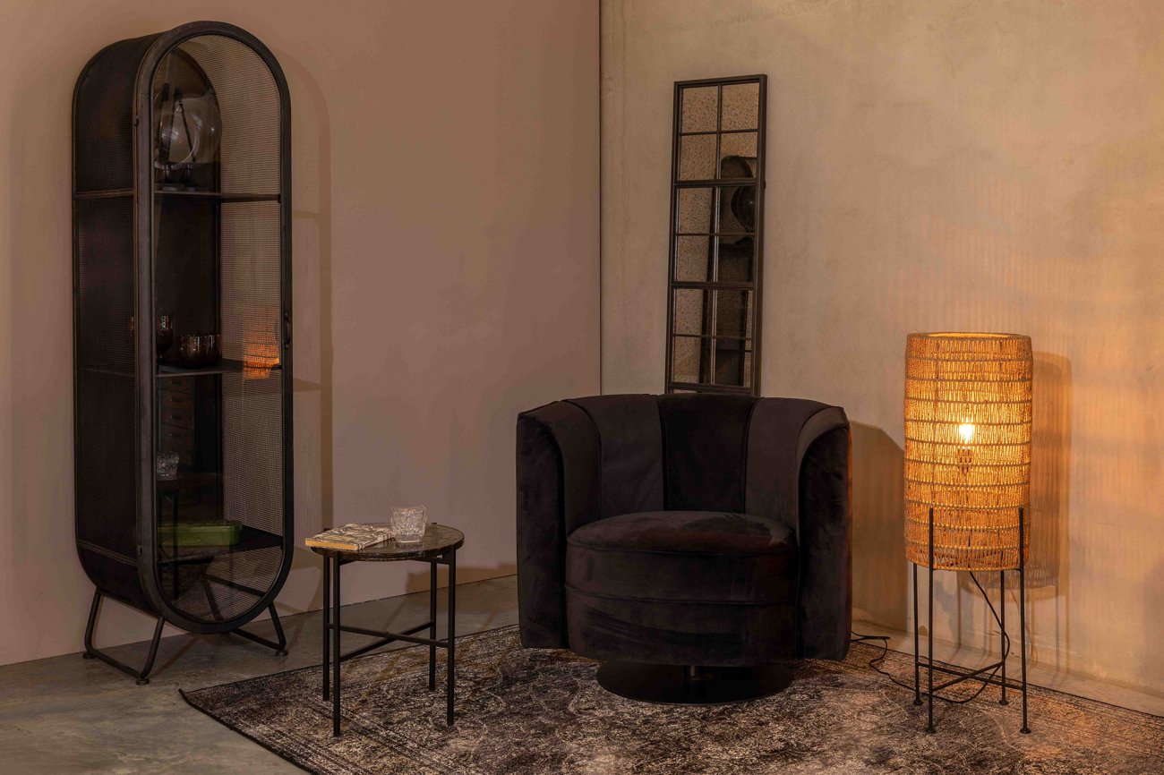 Lampe sur pied 'Kari' - Naturel